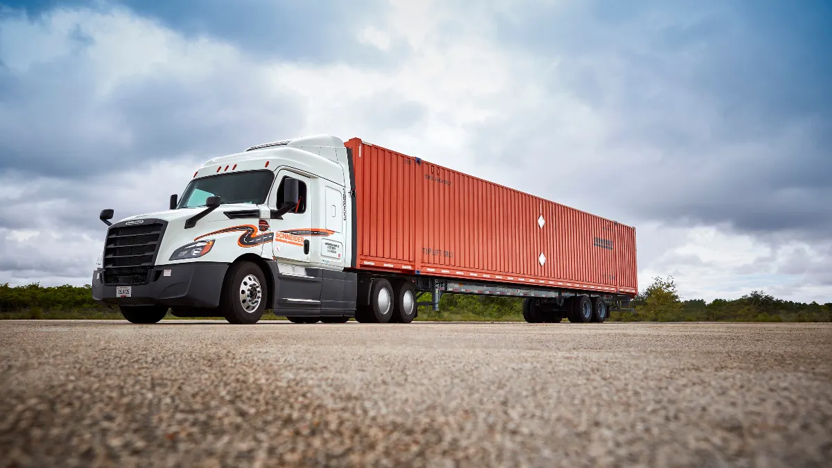Intermodal transportation vehicle — Utah trucking operations